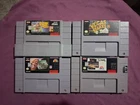 Nintendo Super Nes Games ( Lot Of 4 )