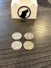 4 Coin Lot 90% Silver Washington Quarters 46, 51, 52, and 1957 🪙