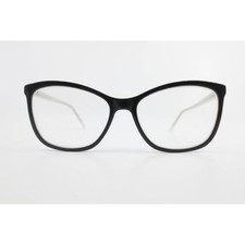 Chelsea Morgan CM 9004 Black Grey Marble Cat Eye Eyeglass Frames 56-16-145