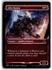 AKKI RONIN (SHOWCASE) 319 COMMON KAMIGAWA: NEON DYNASTY MAGIC: THE GATHERING LP