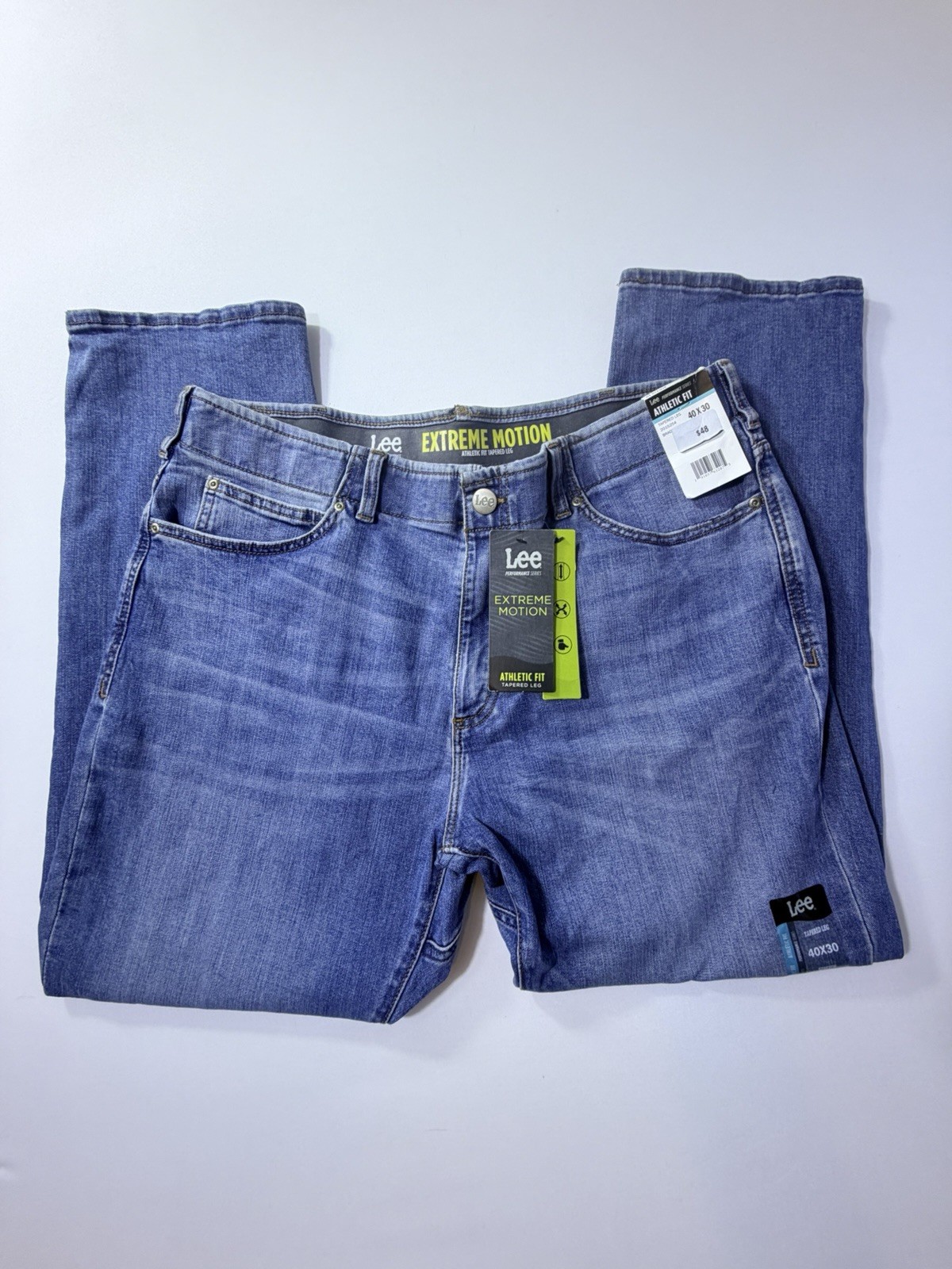 S 40x30 Blue Denim Nwt
