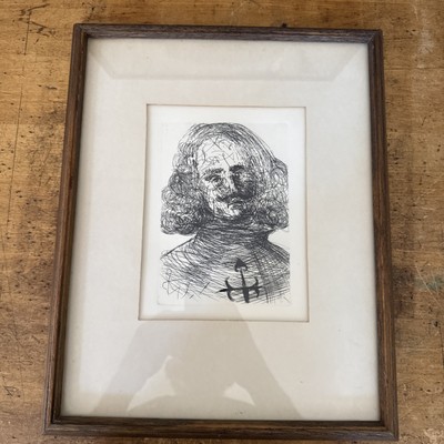 Salvador DALI Plate Signed Etching Velazquez Collector's Guild Original COA