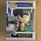 Funko Pop! Black Asta #1556, Black Clover, GITD, EE Exclusive, Animation