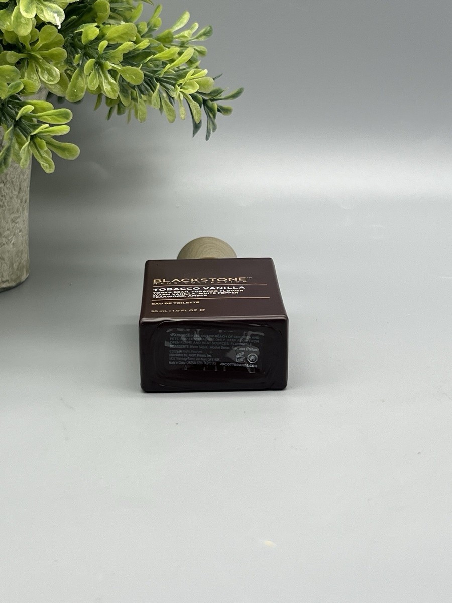 Blackstone Men's Collection Tobacco Vanilla Eau De Toilette Spray 1.0 oz  New