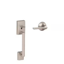 Schlage Century Door Handlest with Latitude Handle Bright Chrome