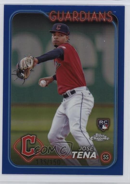 2024 Topps Chrome Blue Refractor 135/150 Jose Tena José Tena #29 0m4f
