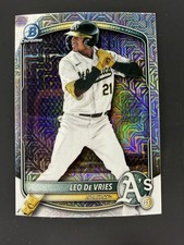 2025 Bowman Draft Mojo Refractor Leo De Vries #BDC-87 Athletics