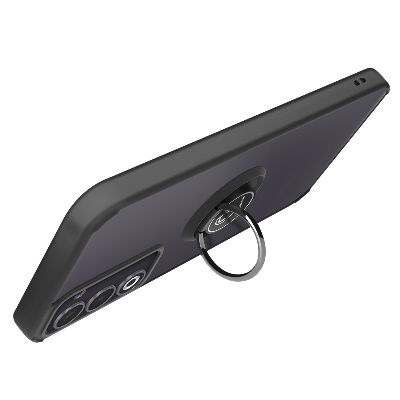 Etui Oppo A5 Avizar bague de fixation et support de visionnage antichoc