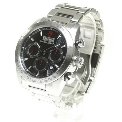 Tudor Fastrider 42000 42mm SS Black / Gray Dial Automatic Watch #C6545
