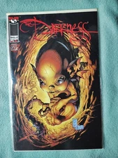 1998 The Darkness No.12 Top Cow Image comic Ennis Benitez Weems embryo cover art