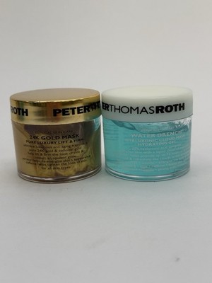 Peter Thomas Roth 2 Piece Mask 24k Gold / Water Drench 1.7 fl oz / 50 ml NWOB
