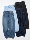 UNIQLO Jersey Barrel Silhouette Jeans High Quality Materials NEW XS-4XL
