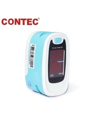 CONTEC CMS50NA Fingertip Pulse Blood Oxygen Saturation Monitor Blue Oximeter