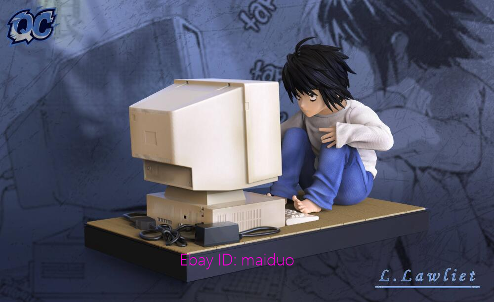 L·Lawliet Resin QC Studio Death Note Figurine Statue Presale 11cm