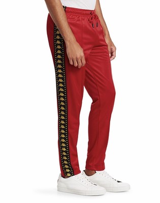 kappa red sweatpants