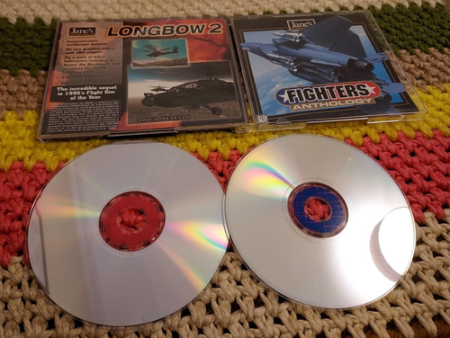 Jane's Combat Simulations Fighters Anthology - 2 Disc PC Windows CD - Free Ship - Picture 2 of 2