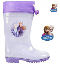 Disney Frozen Gummistiefel Eiskönigin Elsa Anna Regenstiefel Schuhe 25 - 32 NEU
