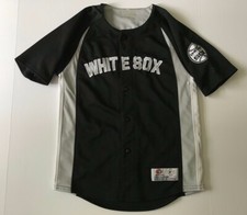 Authentic Vintage CHICAGO WHITE SOX Baseball TRUE FAN Black Logo Youth Jersey
