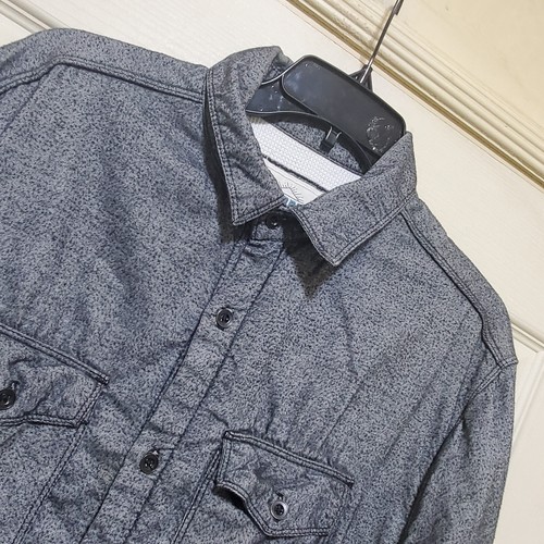 California Cowboy Hemd Herren Large grau Flanell High Sierra Outdoor Rodeo Drinks - Bild 3 von 21
