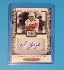 2021 Sage Premier Draft AARON MCCALLISTER AUTO
