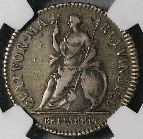 1665 NGC VF 30 Charles II Pattern Silver Farthing Great Britain Coin (24061703D) - Picture 4 of 6