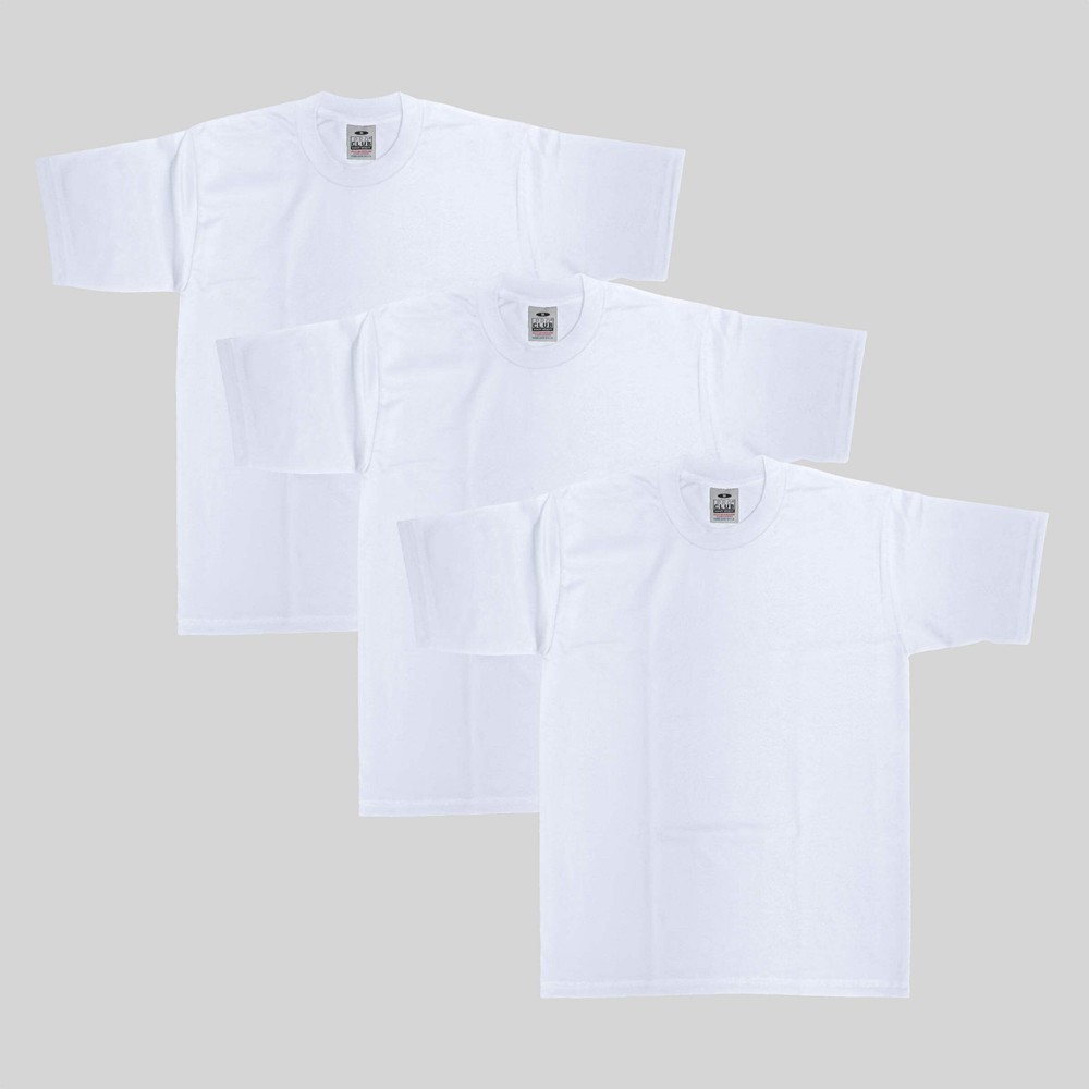3-Pack Men's Heavyweight Cotton Crew Neck T-Shirt by Pro Club  