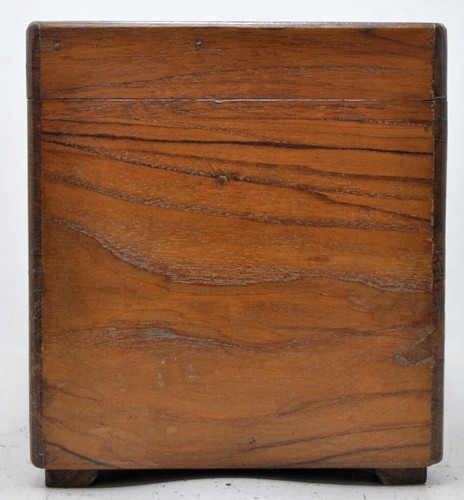 Vintage Wooden Large Jewellery Storage Box Original Old Hand Crafted - Picture 4 of 10