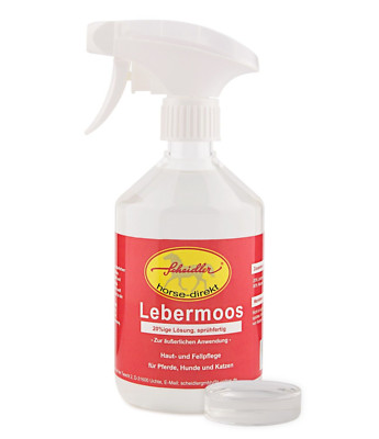 Lebermoos Extrakt 20%ig, 500ml für Hunde, Katzen und Pferde, Hautpflege