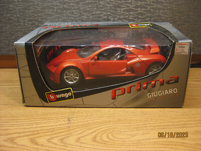 Burago Giugiaro Design 1:18 – Prima Speedster Rouge – Modèle Réduit Occasion