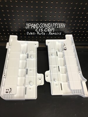 LG REFRIGERATOR HOLDER RAIL ((L & R)) SET OEM P/N MEG62900401 MEG62900402 