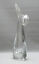 Miniaturansicht 2  - Kristallglas Vase,Vannes le Chatel, France, Klar,mundgeblasen,Signatur, 31 cm