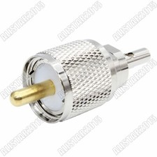 1x UHF PL-259 Male Plug Straight Crimp Connector RG316 RG174 RG178 LMR100 Cable