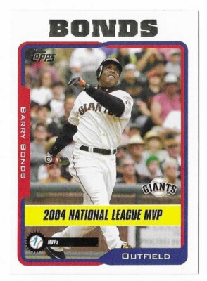 BARRY BONDS 2005 Topps Baseball MVP # 716 San Francisco Giants NM