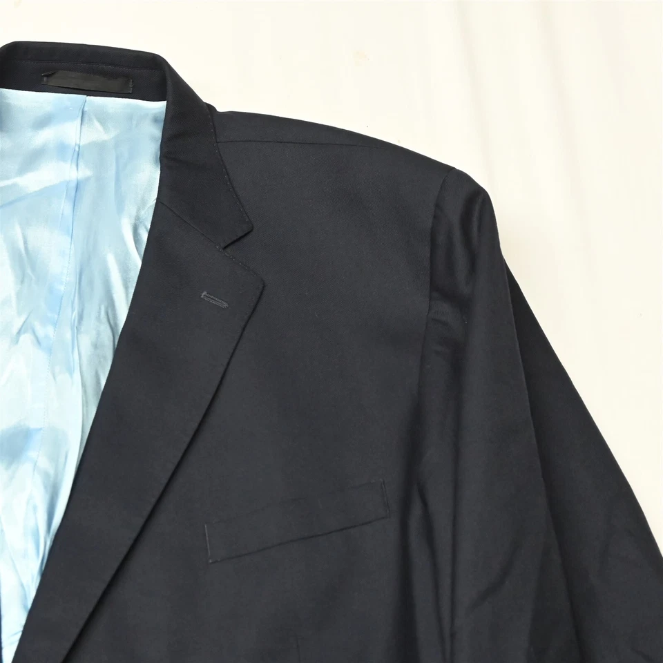 Abrigo deportivo chaqueta blazer de lana azul marino Tom James 58L para hombre Foto 2 de 4