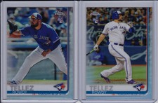 Rowdy Tellez 2019 Topps Chrome Base Card Image Variation Rookie Card Photo SSP