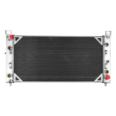 2 Row Aluminum Radiator For 2001-2002 Chevy Silverado/GMC Sierra 3500 2500 8.1L