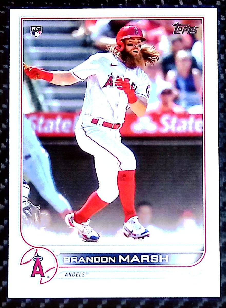 Brandon Marsh - 2022 Topps #243 - Rookie Card - Angels