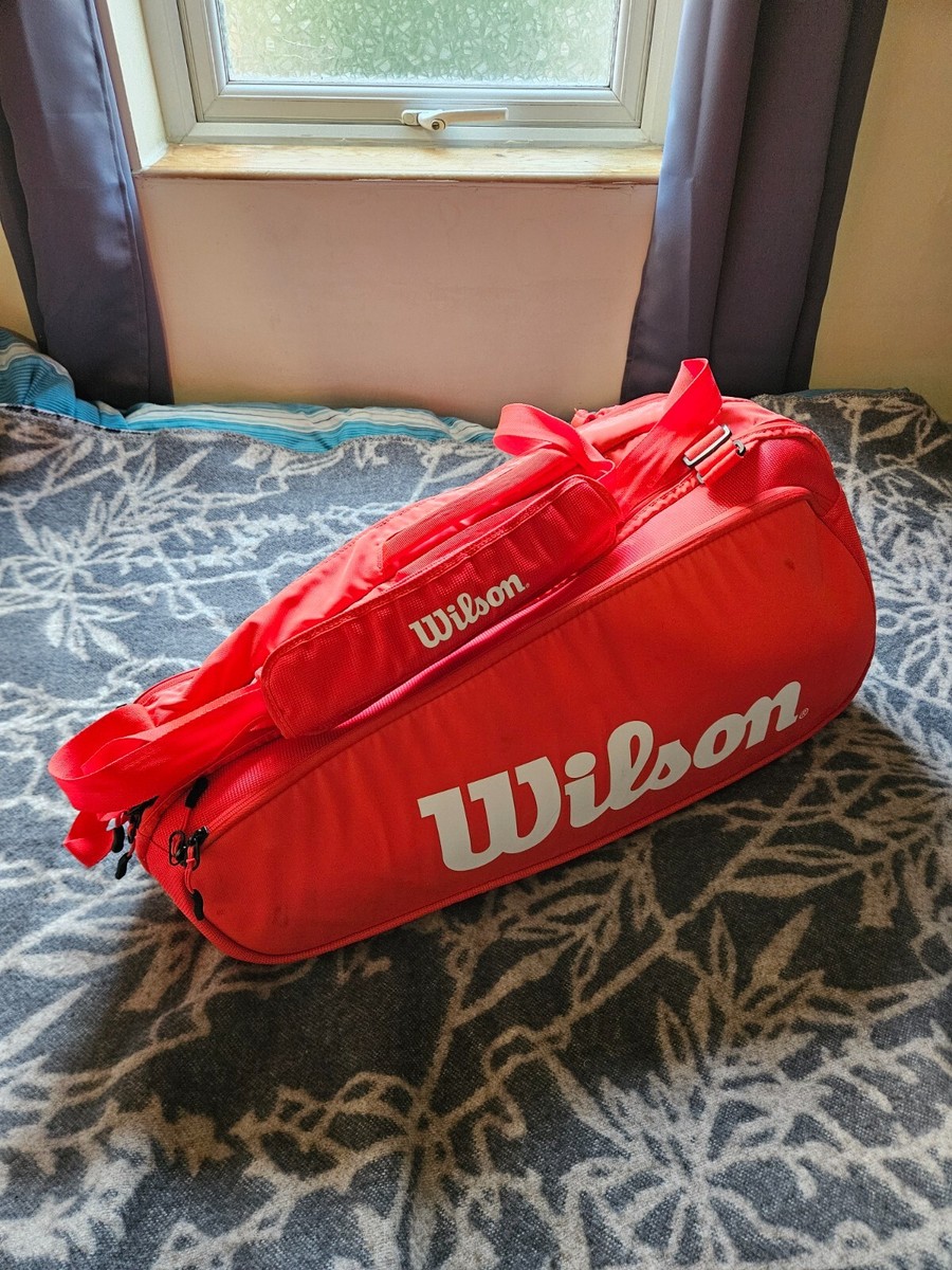 Wilson Super Tour Red Pack Tennis Bag UK
