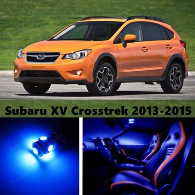 9pcs LED Blue Light Interior Package Kit for Subaru XV Crosstrek