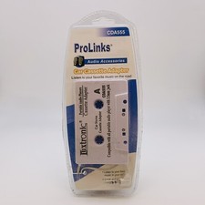 ProLinks Audio Accessories Car Cassette Adapter CDA555 3.5mm Jack - New Sealed