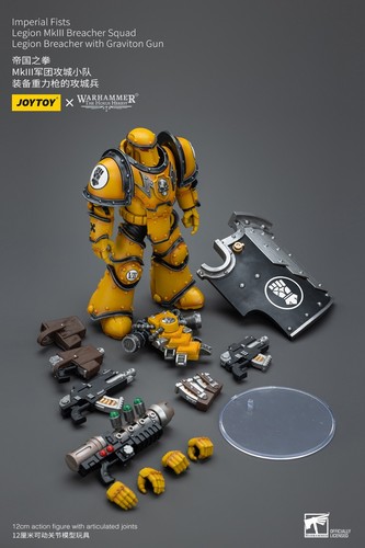 Warhammer 40k Legion MkIII Breacher Squad Legion Breacher with Graviton Gun - Picture 13 of 13