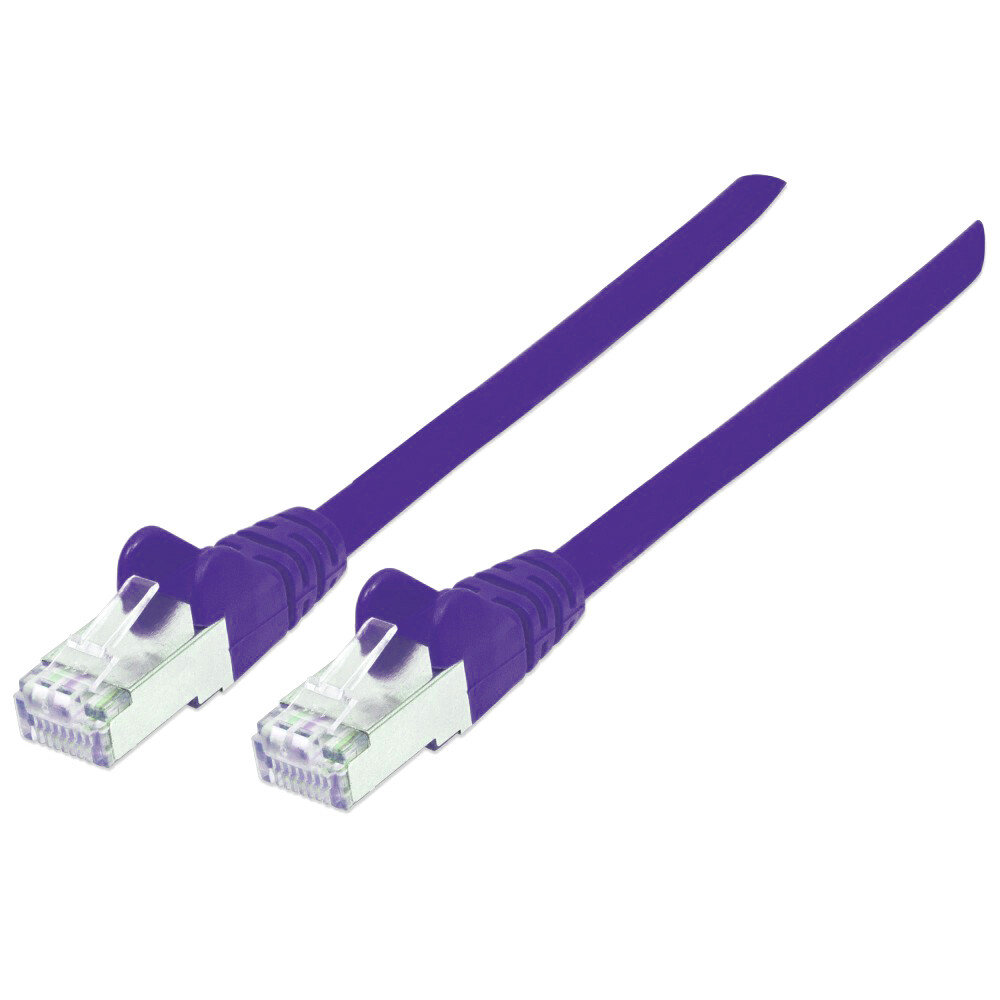 Intellinet Cavo di rete Patch in rame Cat. 6A Viola SFTP LSZH 5m