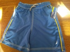 NEW Nautica Boys Swim Suit Trunks - size L 7 NWT Blue