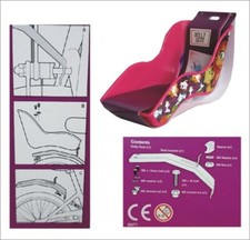 Puppensitz fürs Kinder Fahrrad Rad Mädchen Puppen Sitz Rosa 12 " 14 " 16" Zoll