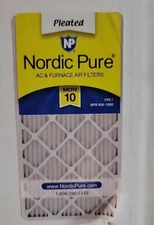 Nordic Pure 20" x 20" x 5" Air Bear Replacement MERV 10 Air Filter (1-Pack)