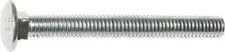NEW MIDWEST BOX 50 3/8" X 2 1/2" ZINC PLATED CARRIAGE SCREW BOLTS 4533147