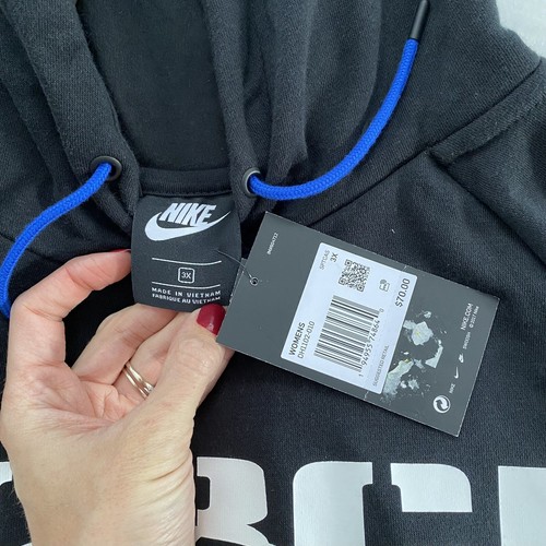 Nike Sportswear Essential Women's Plus Size 3X Force Hoodie DH1102-010 NWT - 第 6/7 張圖片