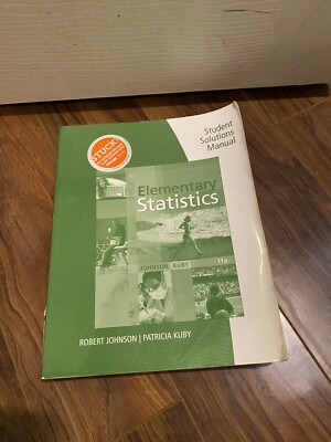 Student Solutions Manual for Johnson/Kuby's Elementary Statistics, 11th ...