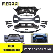 Fits 2020-2023 Ford Explorer ST New Complete Front Bumper Kit with Grille