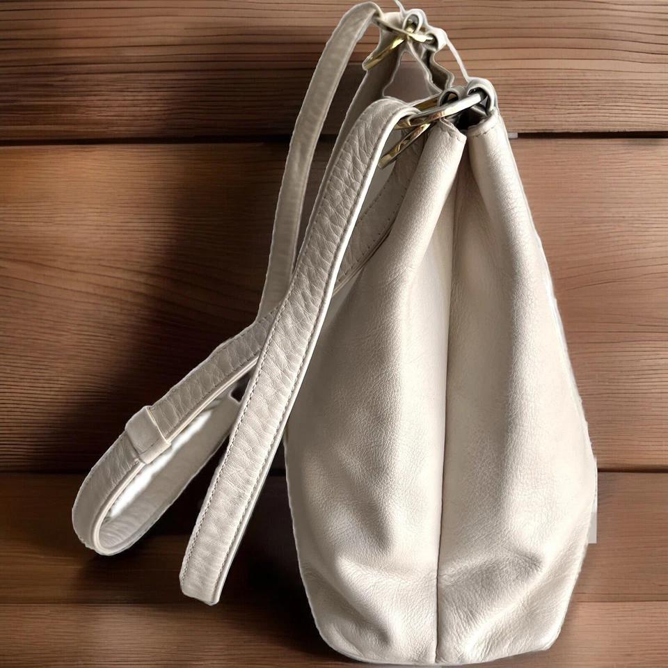 Bolsa de couro vintage Paloma Picasso grafite "X" vintage corpo cruzado bidirecional - Imagem 4 de 4